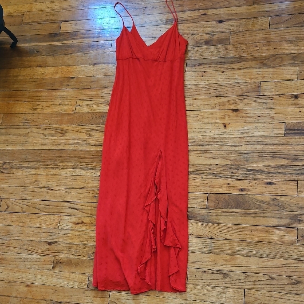 Zara Red Maxi Dress